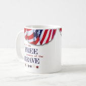 Mug Terre patriotique du Bunting libre (Devant gauche)