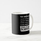 Mug Terre Plate La Terre Est Plate Contre Le Scientifi (Devant droit)