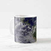 Mug Terre Pleine Avec L'Ouragan Irène Sur La Côte Est. (Devant gauche)