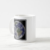 Mug Terre Pleine Avec L'Ouragan Irène Sur La Côte Est. (Devant gauche)