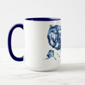 Mug Terre que j'aime - Carte des États-Unis (Gauche)