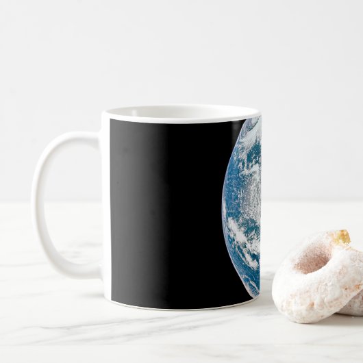 Mug Terre Tirée De L'Appareil Spacecraft Apollo 13. (Avec donut)