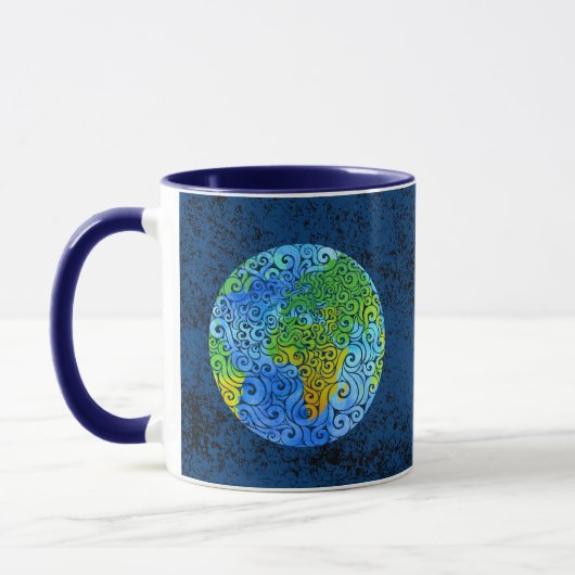 Mug Terre tourbillonnant (Gauche)