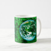 Mug Terre verte - conscience écologique (Devant droit)