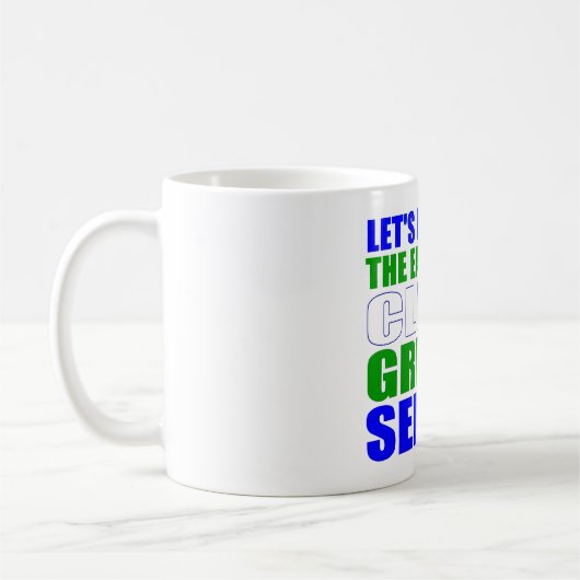 Mug terre verte propre (Gauche)