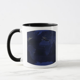 Mug TerreàĂÂââÂs lumières nocturnes générées par l'hom
