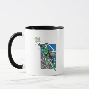 Mug Terres vertes de lanterne dans la ville