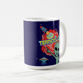 Mug terricolas - aliéné effrayé des humains (Devant droit)