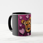 MUG TERRIER AIREDALE      (Devant gauche)