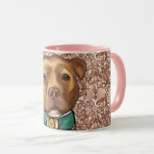 MUG TERRIER AMÉRICAIN DU STAFFORDSHIRE (Devant droit)
