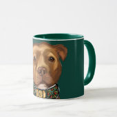 MUG TERRIER AMÉRICAIN DU STAFFORDSHIRE (Devant droit)