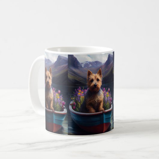 Mug Terrier australien à Paddle : Une aventure Pittore (Devant gauche)