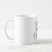 Mug Terrier Blanc de West Highland Maman et chiots (Gauche)