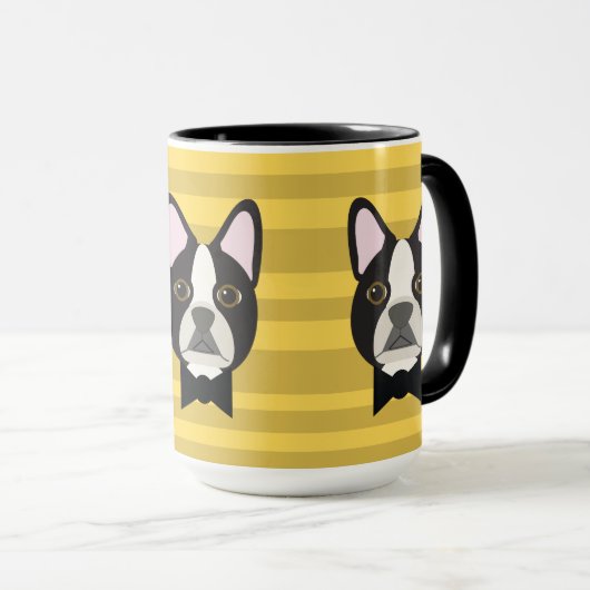 Mug Terrier de Boston (Devant droit)
