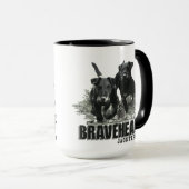 Mug Terrier de chasse allemand, Le Jagdterrier, Art (Devant droit)