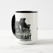 Mug Terrier de chasse allemand, Le Jagdterrier, Art (Devant gauche)