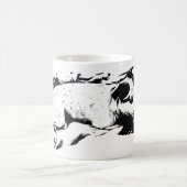Mug Terrier de garde sur la couverture hivernale (Centre)