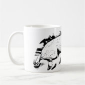 Mug Terrier de garde sur la couverture hivernale (Gauche)