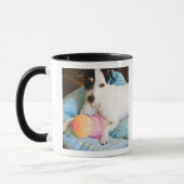 Mug Terrier de Jack Russell se couchant (Gauche)