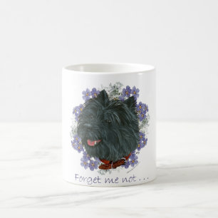 Mug Térrier du Cairn noir Ne m'oubliez pas