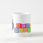 Mug Térrier écossais avec un collier bleu (Centre)
