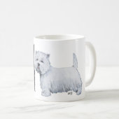 Mug Terrier Écossais et West Highland White (Devant droit)