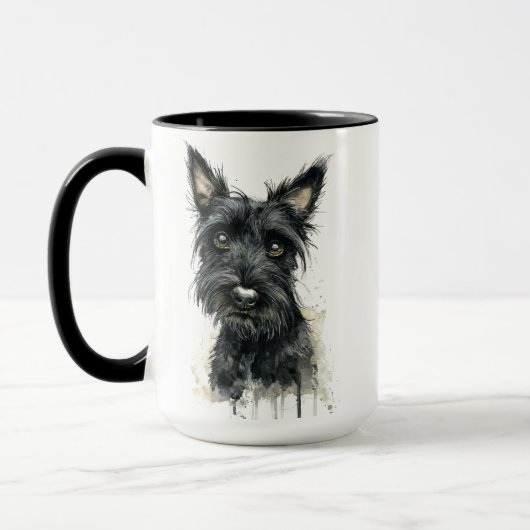 Mug Terrier Écossais Noir (Gauche)