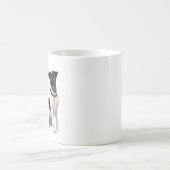 Mug Terrier Fox (A) - Lisse - noir-blanc (Centre)