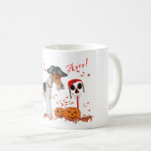 Mug Terrier Fox à poil dur Halloween (Devant droit)