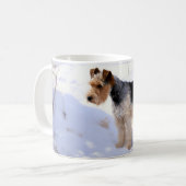 Mug Terrier Fox Wire Qu'il neige Noël  (Devant gauche)