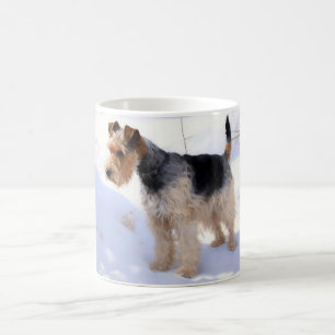Mug Terrier Fox Wire Qu'il neige Noël