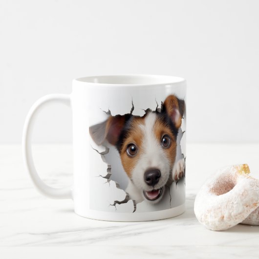 Mug Terrier Jack Russell (Avec donut)