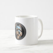Mug terrier noir yorkshire (Devant droit)