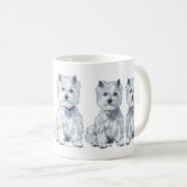 Mug Terriers Blancs des Highlands Occidentaux (Devant droit)