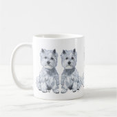 Mug Terriers Blancs des Highlands Occidentaux (Gauche)