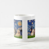 Mug Terriers Cairn (Cinq) - Nuit étoilée (Centre)