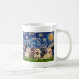 Mug Terriers Cairn (Cinq) - Nuit étoilée