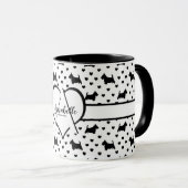 Mug Terriers écossais noirs (Chiens écossais) - Blanc (Devant droit)
