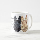 Mug Térriers écossais noirs et blé (Devant droit)