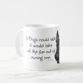 Mug Térriers écossais noirs et blé (Devant gauche)