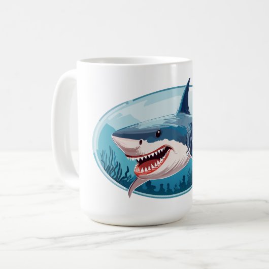 Mug Terrifying Shark (Devant gauche)