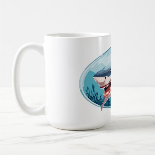 Mug Terrifying Shark (Gauche)