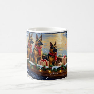 Mug Tervuren Berger Belge Noël Bateau Vacances