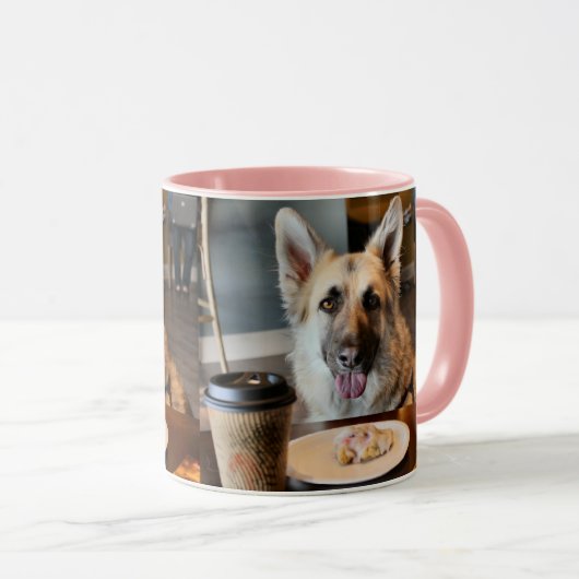 Mug T'es-tu procuré quelque chose (Devant droit)