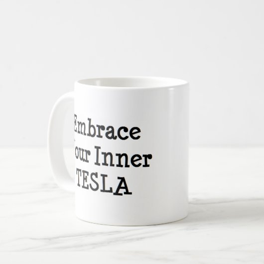 Mug tesla, intérieure (Devant gauche)