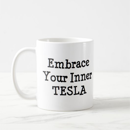Mug tesla, intérieure (Gauche)