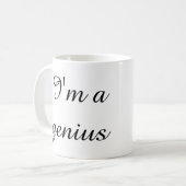 Mug Tesla, je suis un génie (Devant gauche)