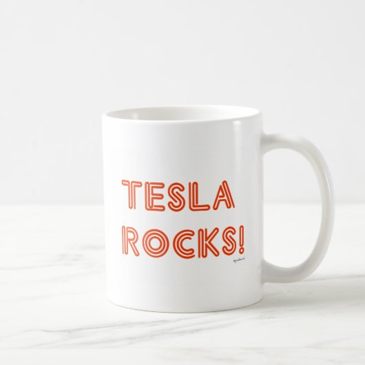 Mug Tesla Rocks ! (Droite)