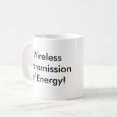 Mug teslacoil, transmission sans fil d'énergie ! (Devant gauche)