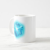 Mug Tesseract, hypercube 4D, hypercube (Devant gauche)